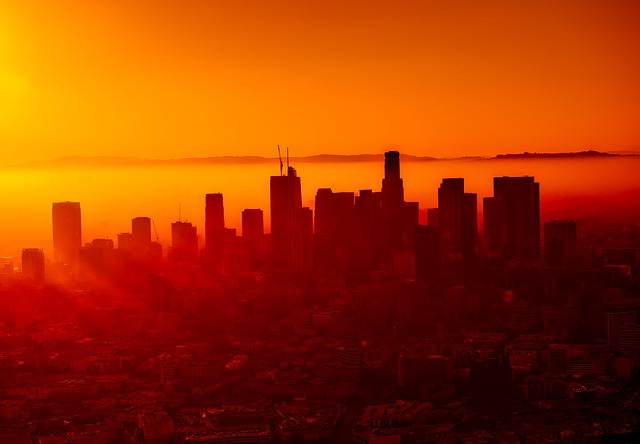 Los Angeles sky line.